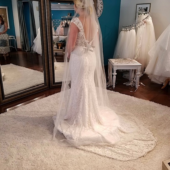 Mikaella Bridal, style #2116, bought 2018, street dress size 6, bridal size 14 - Picture 4 of 4